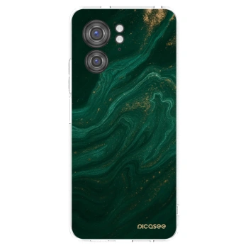 Picasee silikonska prozirna maskica za Motorola Edge 40 - Green