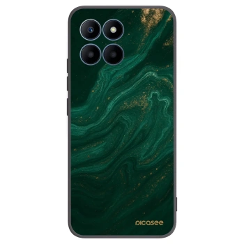Picasee crna silikonska maskica za Honor 70 Lite - Green