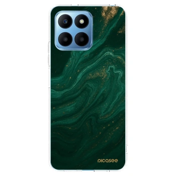 Picasee silikonska prozirna maskica za Honor 70 Lite - Green