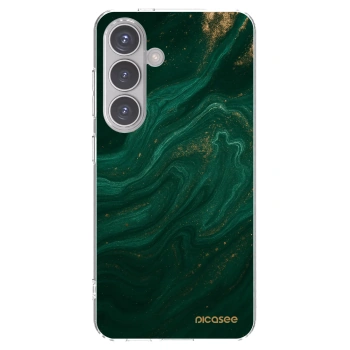 Picasee silikonska prozirna maskica za Samsung Galaxy S24 S921B 5G - Green