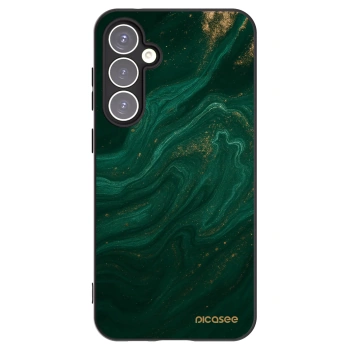 Picasee crna silikonska maskica za Samsung Galaxy S23 FE S711B - Green