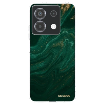 Picasee silikonska prozirna maskica za Xiaomi Poco X6 - Green