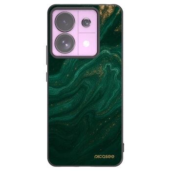 Picasee crna silikonska maskica za Xiaomi Redmi Note 13 Pro 5G - Green