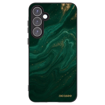 Picasee crna silikonska maskica za Samsung Galaxy A55 5G A556B - Green