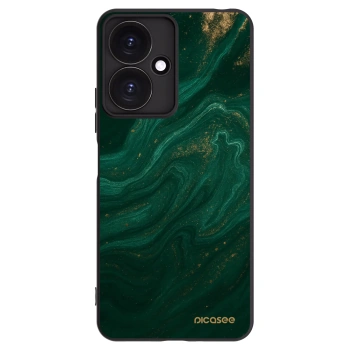 Picasee crna silikonska maskica za Xiaomi Redmi 13C 5G - Green