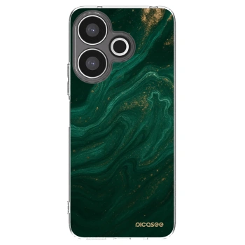 Picasee silikonska prozirna maskica za Xiaomi Redmi 13 4G - Green