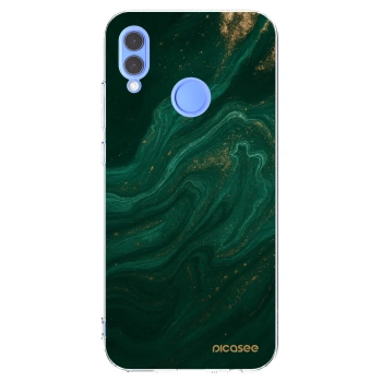 Picasee silikonska prozirna maskica za Huawei P Smart 2019 - Green