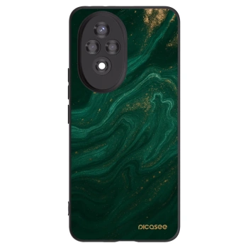 Picasee crna silikonska maskica za Honor 200 5G - Green