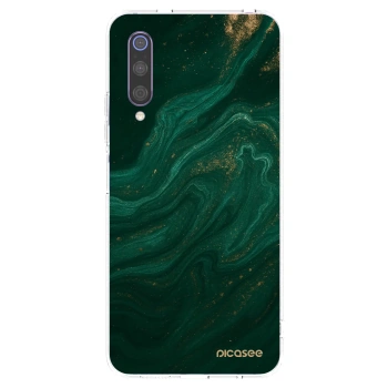 Picasee silikonska prozirna maskica za Xiaomi Mi 9 - Green