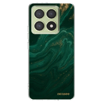 Picasee silikonska prozirna maskica za Xiaomi 14T - Green
