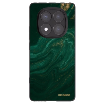 Picasee crna silikonska maskica za Xiaomi Redmi Note 14 Pro+ 5G - Green
