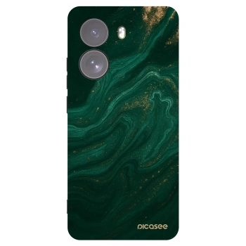 Picasee crna silikonska maskica za Xiaomi Poco X7 - Green