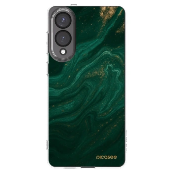 Picasee silikonska prozirna maskica za Samsung Galaxy S25 Edge 5G - Green