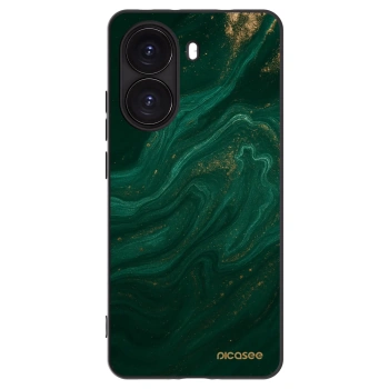 Picasee crna silikonska maskica za Xiaomi Poco X7 Pro 5G - Green