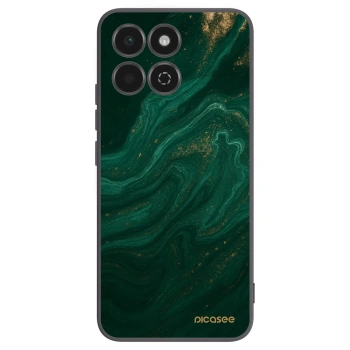 Picasee crna silikonska maskica za Honor 200 Smart 5G - Green