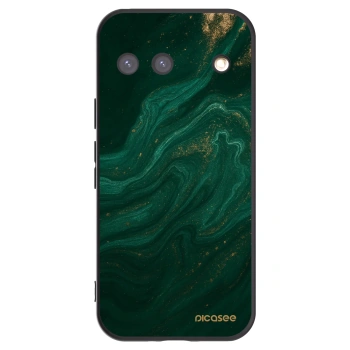 Picasee crna silikonska maskica za Google Pixel 9 - Green