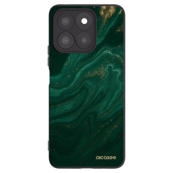 Picasee crna silikonska maskica za Honor X8c - Green