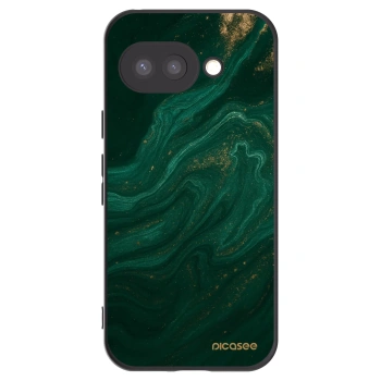 Picasee crna silikonska maskica za Google Pixel 9a - Green