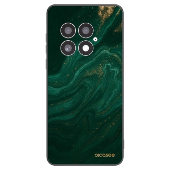 Picasee crna silikonska maskica za OnePlus 13 5G - Green