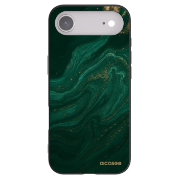 Picasee crna silikonska maskica za Apple iPhone Air - Green