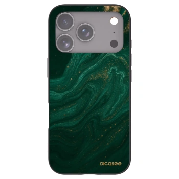 Picasee crna silikonska maskica za Apple iPhone 17 Pro - Green