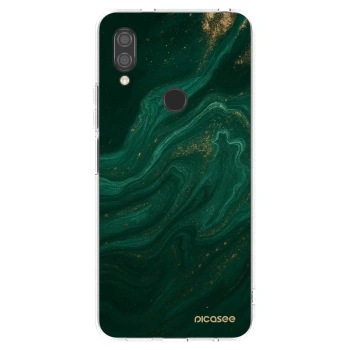 Picasee silikonska prozirna maskica za Xiaomi Redmi 7 - Green