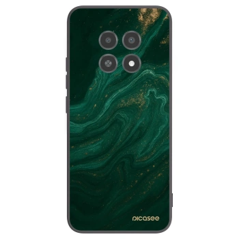 Picasee crna silikonska maskica za Realme 12X - Green