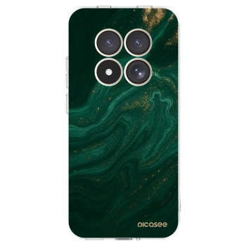 Picasee silikonska prozirna maskica za Xiaomi Redmi Note 15 Pro 4G - Green