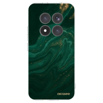 Picasee silikonska prozirna maskica za Xiaomi Redmi Note 15 Pro+ - Green