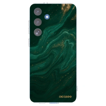 Picasee silikonska prozirna maskica za Samsung Galaxy S25 FE 5G - Green