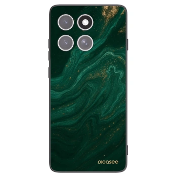 Picasee crna silikonska maskica za Motorola Edge 60 Fusion - Green