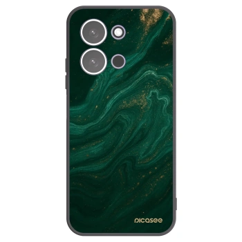 Picasee crna silikonska maskica za Xiaomi Redmi 15C 5G - Green