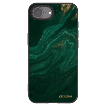 Picasee crna silikonska maskica za Apple iPhone 17e - Green