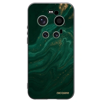 Picasee crna silikonska maskica za Xiaomi 17 Ultra - Green