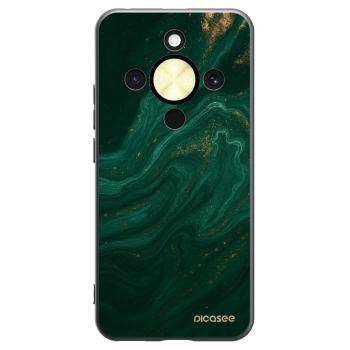 Picasee crna silikonska maskica za Honor Magic8 Lite 5G - Green
