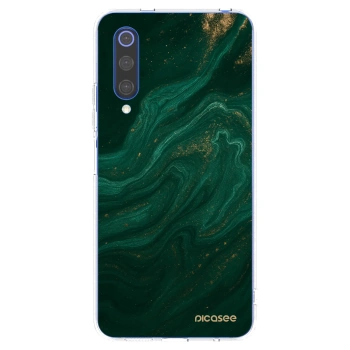 Picasee silikonska prozirna maskica za Xiaomi Mi 9 SE - Green