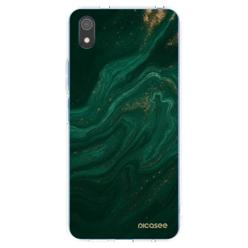 Picasee silikonska prozirna maskica za Xiaomi Redmi 7A - Green