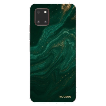 Picasee silikonska prozirna maskica za Samsung Galaxy Note 10 Lite N770F - Green