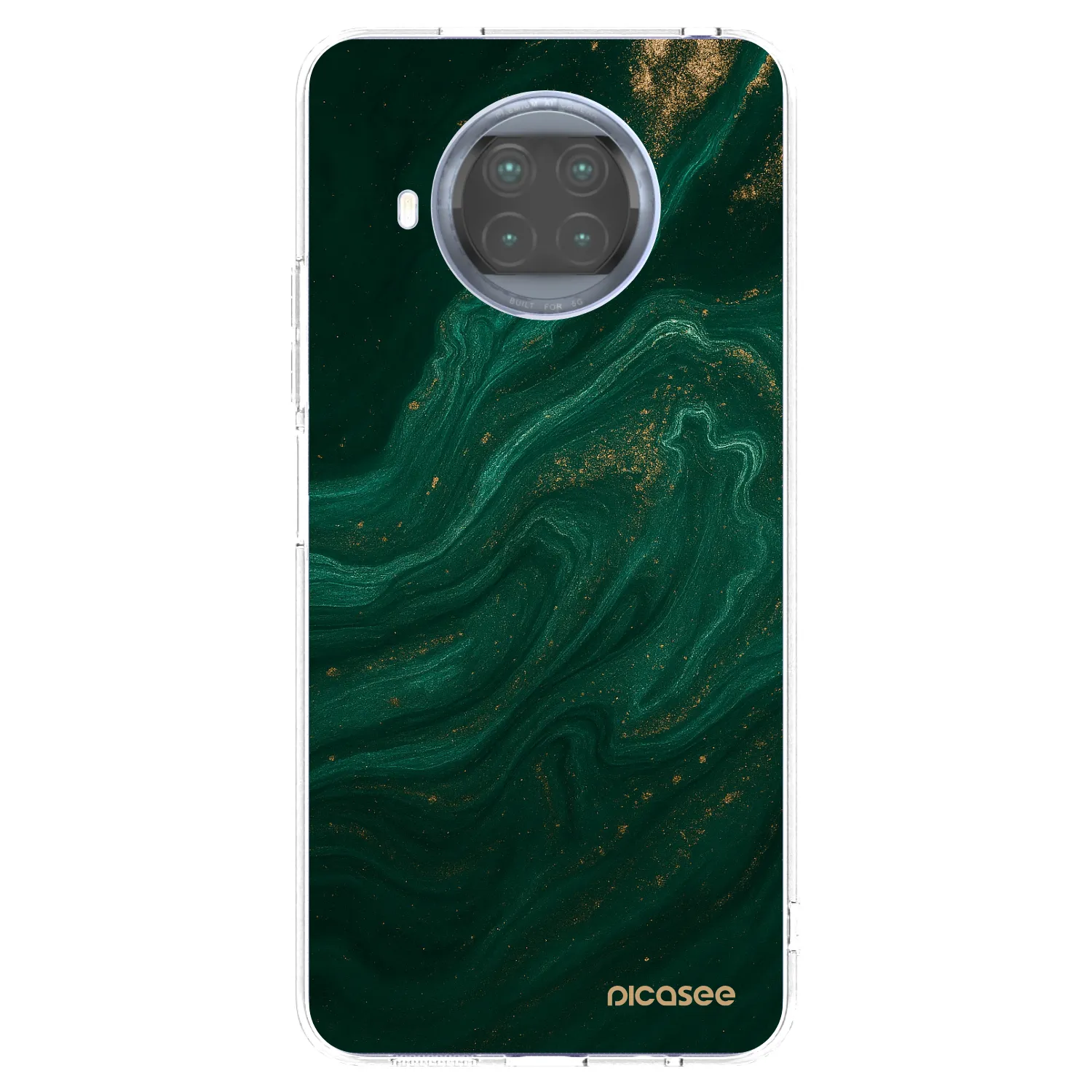 Picasee silikonska prozirna maskica za Xiaomi Mi 10T Lite - Green
