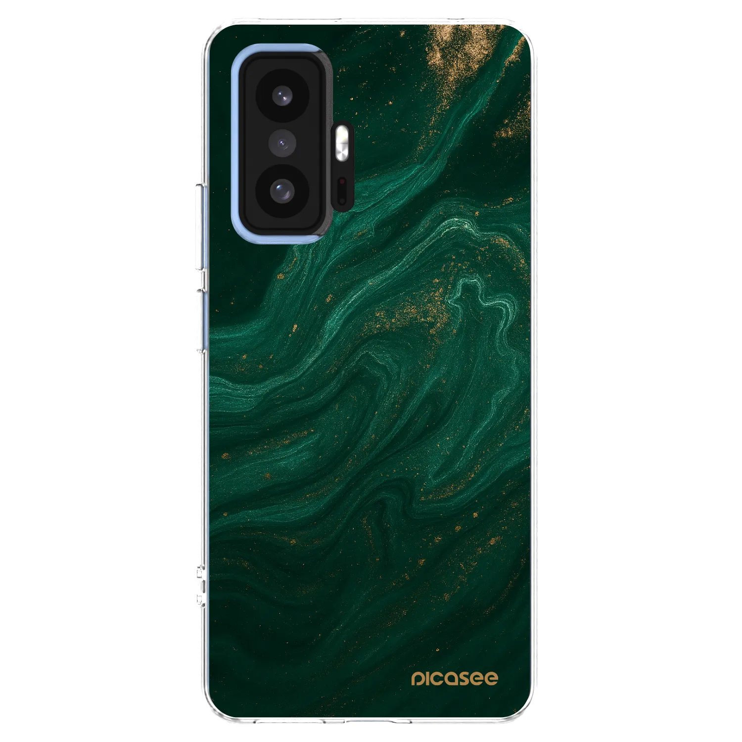 Picasee silikonska prozirna maskica za Xiaomi 11T - Green