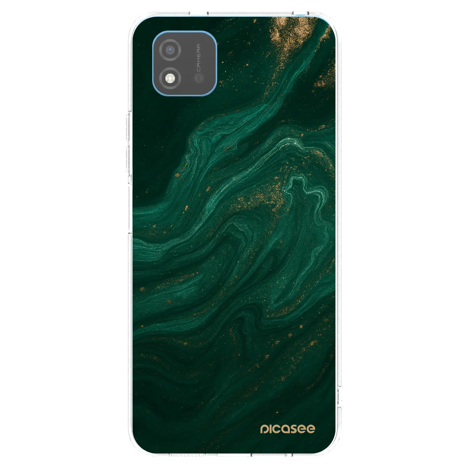 Picasee silikonska prozirna maskica za Realme C11 (2021) - Green