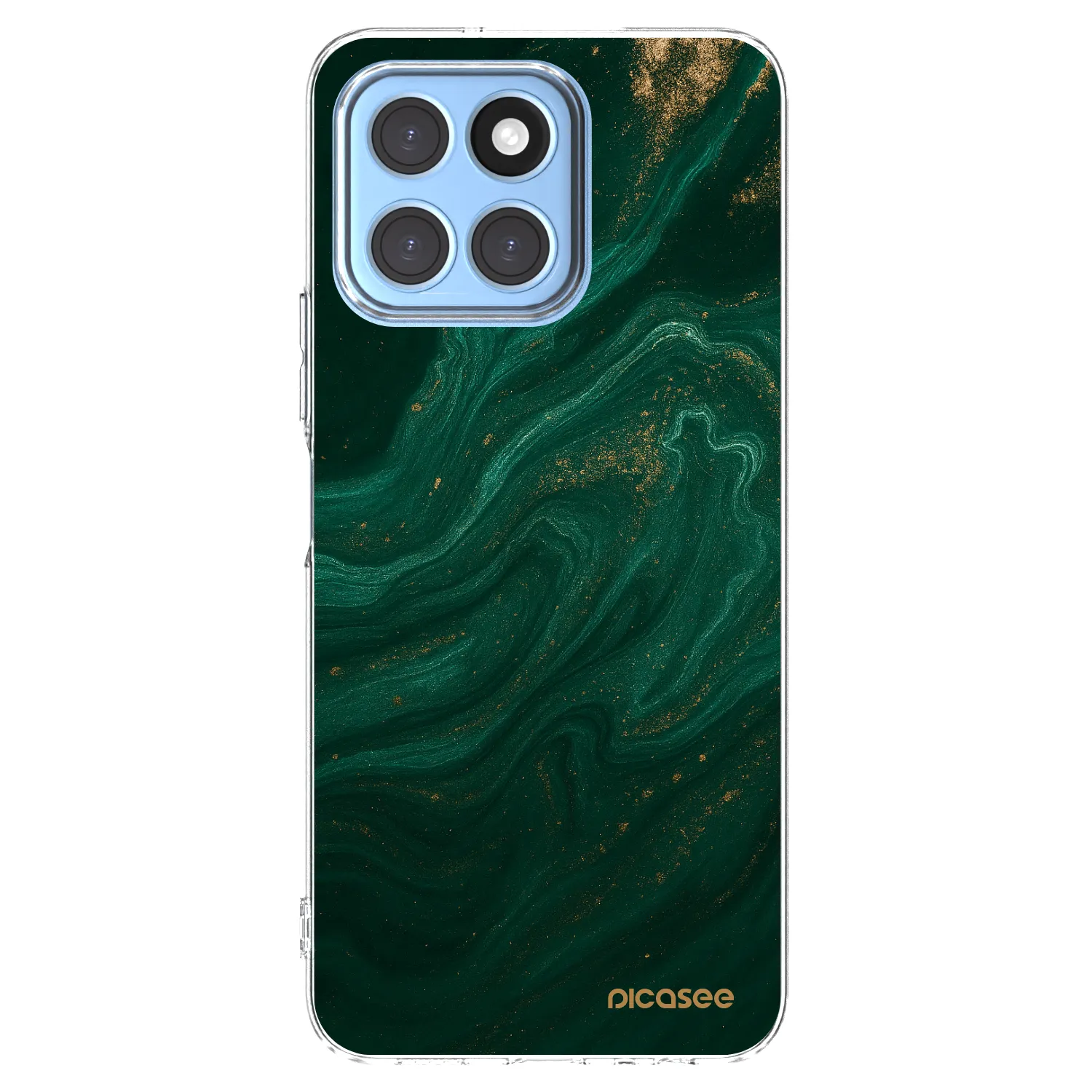 Picasee silikonska prozirna maskica za Honor X6 - Green