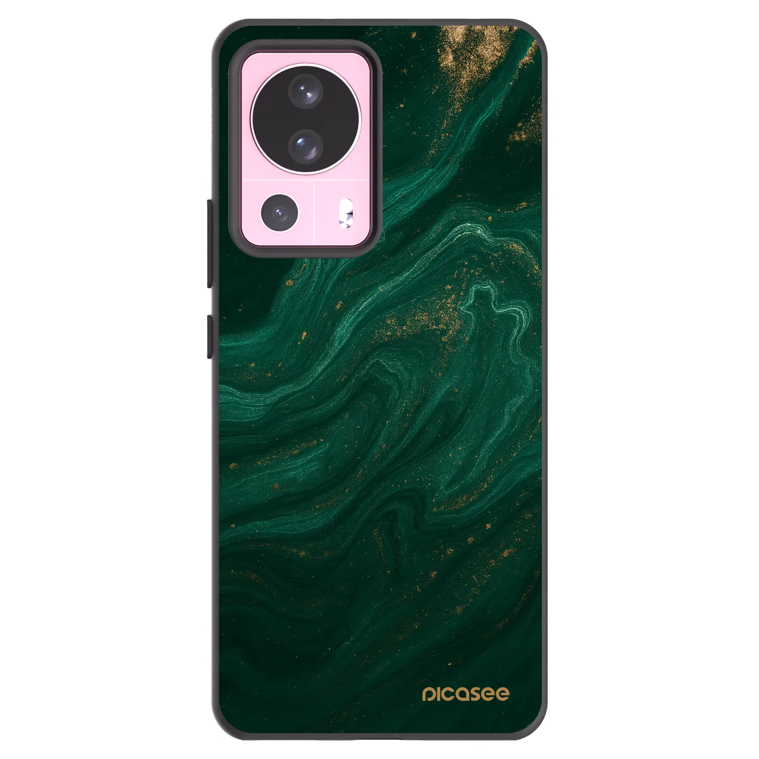 Picasee crna silikonska maskica za Xiaomi 13 Lite - Green