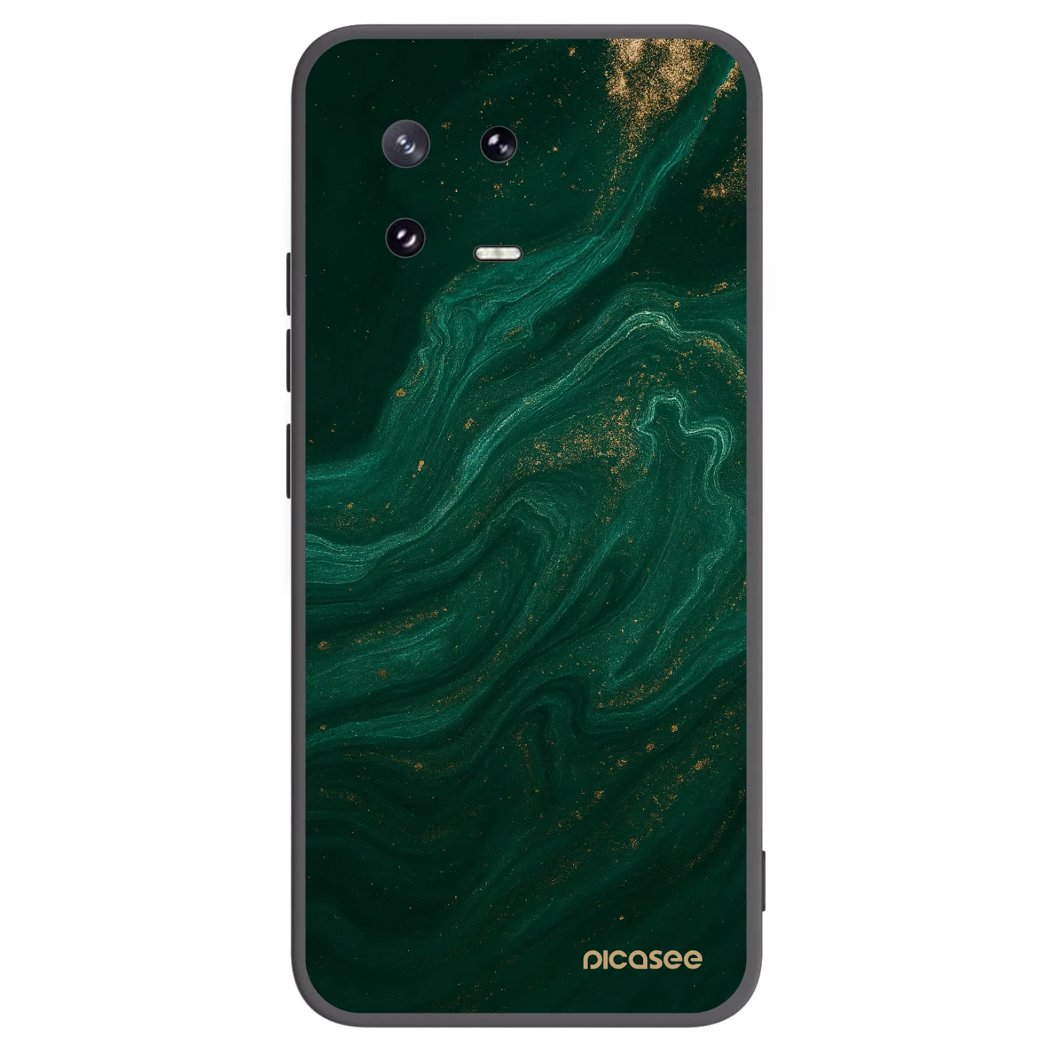Picasee crna silikonska maskica za Xiaomi 13 Pro - Green