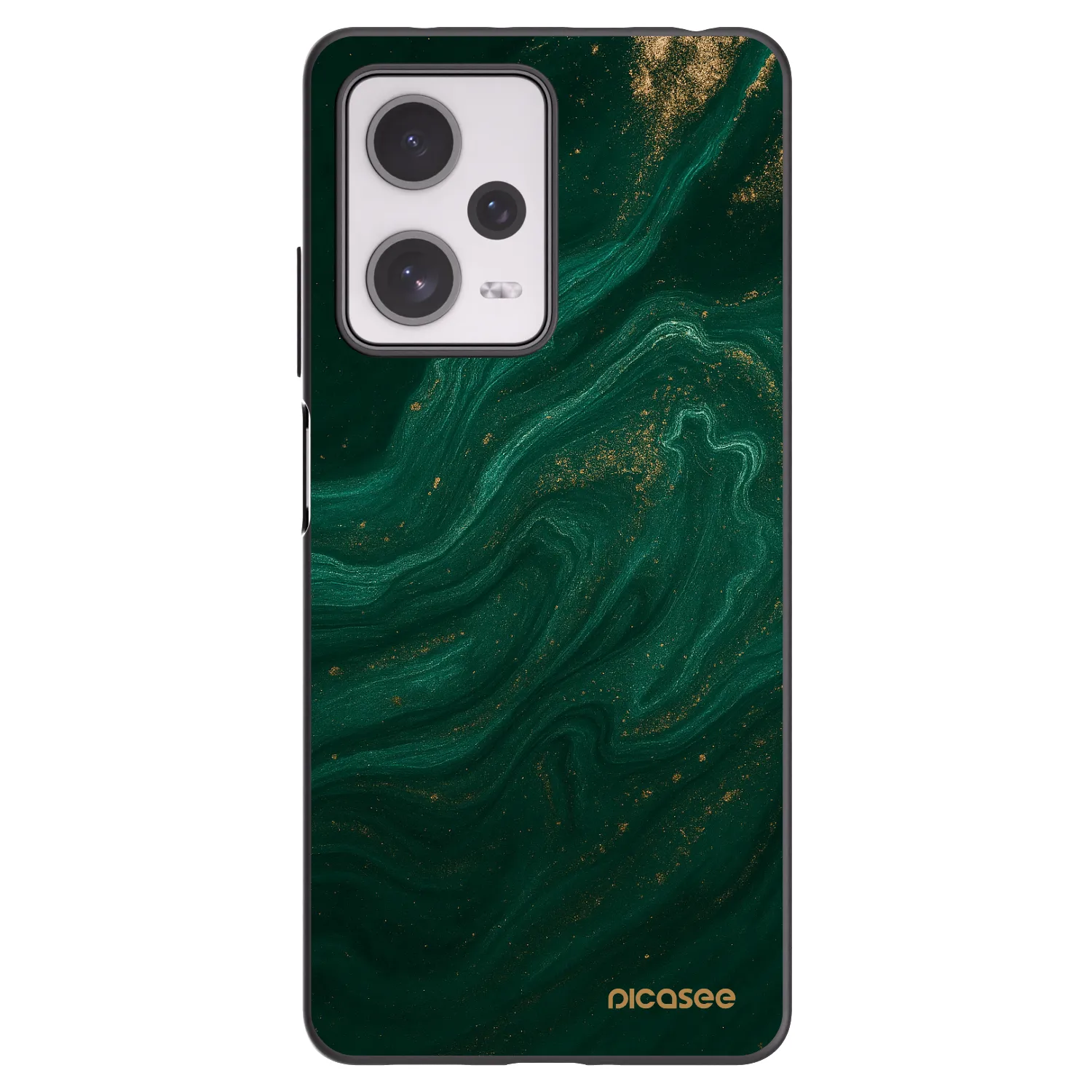 Picasee crna silikonska maskica za Xiaomi Redmi Note 12 Pro+ 5G - Green