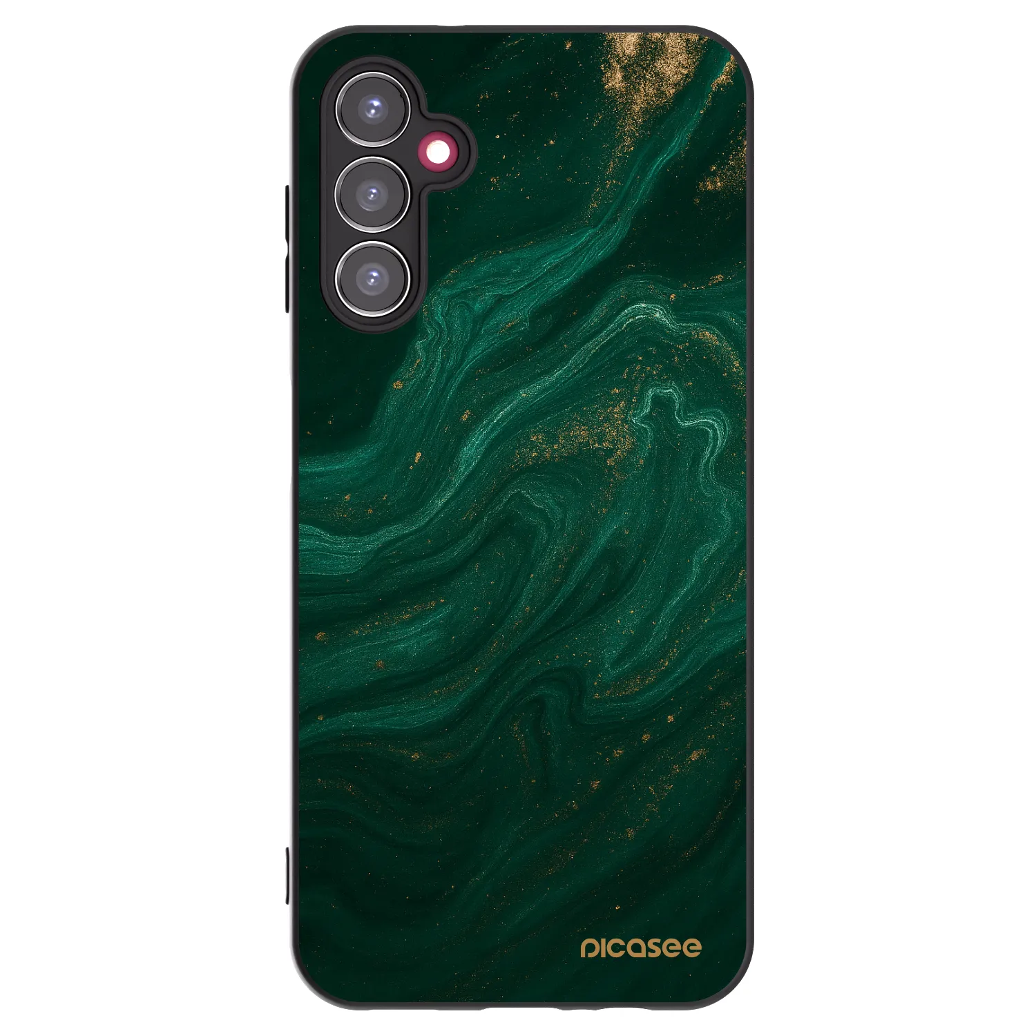 Picasee crna silikonska maskica za Samsung Galaxy A14 4G A145R - Green