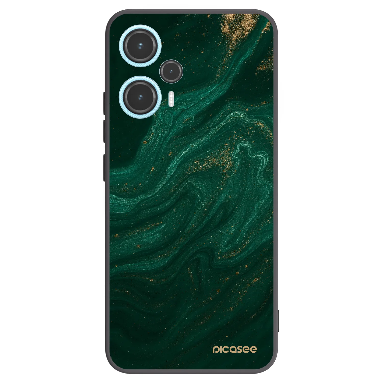 Picasee crna silikonska maskica za Xiaomi Poco F5 - Green