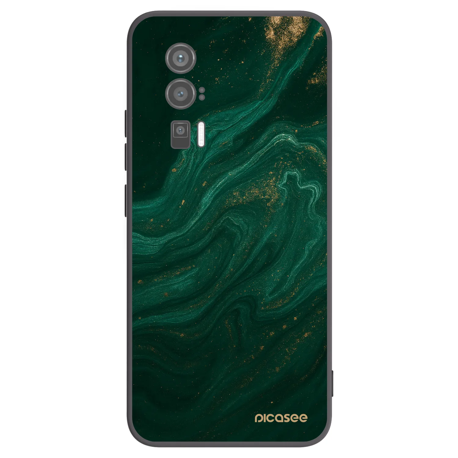 Picasee crna silikonska maskica za Xiaomi Poco F5 Pro 5G - Green