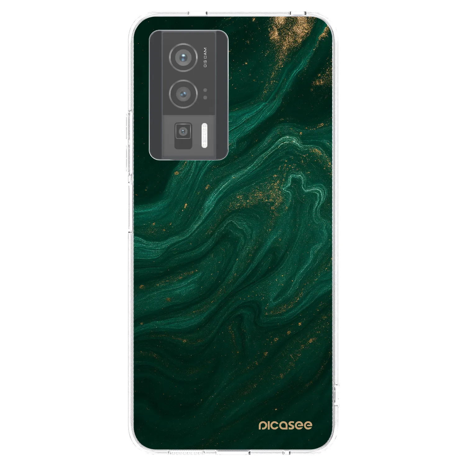 Picasee silikonska prozirna maskica za Xiaomi Poco F5 Pro 5G - Green