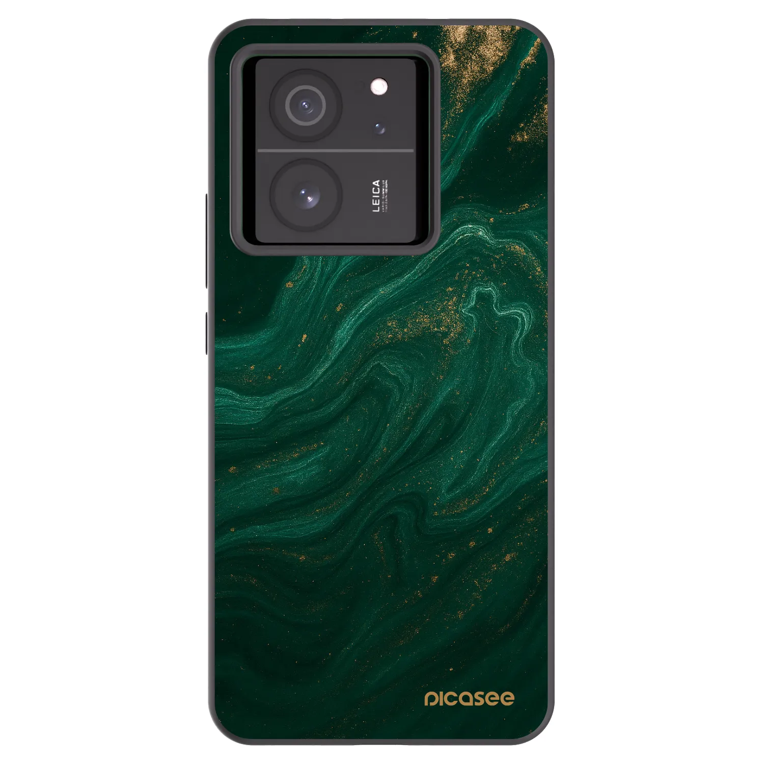 Picasee crna silikonska maskica za Xiaomi 13T Pro - Green